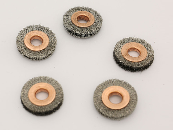 Electric Grinder Accessories - Copper Center Wheel Brush Custom Polishing Brush